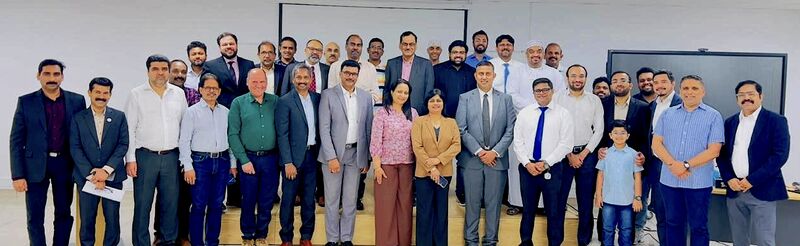 Group photograph from the ISACA Muscat Beyond Compliance session